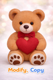 Little Me Sending Love Teddy crate