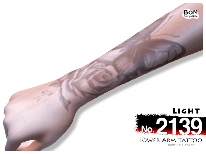 (Lower Arm Tattoo) No.2139 Light