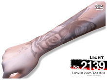 (Lower Arm Tattoo) No.2139 Light