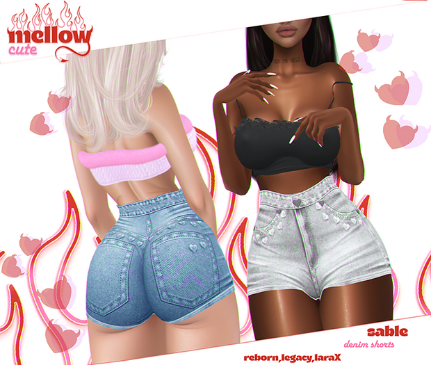 mellowcute-sable shorts-fatpack