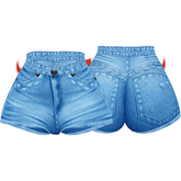 mellowcute-sable shorts-blue