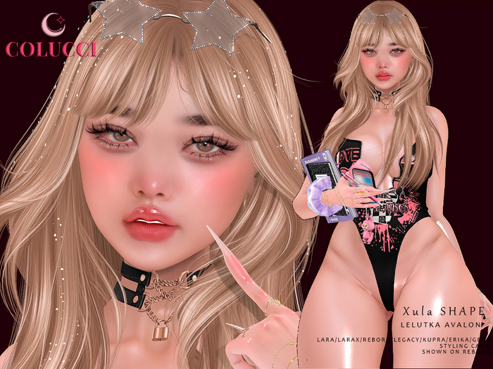 Xula Shape Lelutka Avalon [FATPACK]