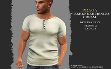 Praga Weekender Henley - Cream
