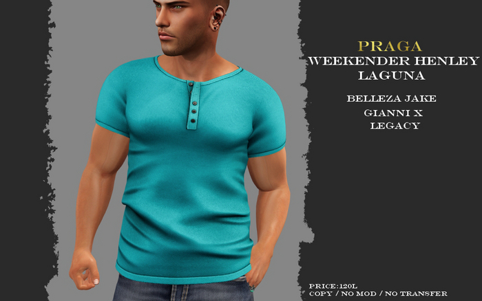 Praga Weekender Henley - Laguna