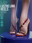 Lustre Link Heels by LAP (Red)