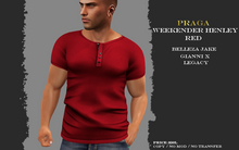 Praga Weekender Henley - Red