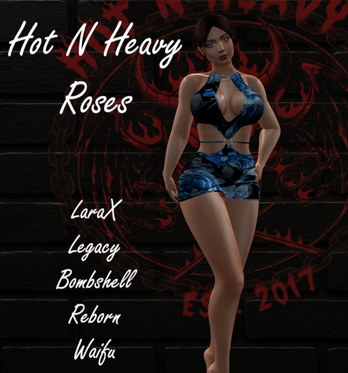 Hot N Heavy - Roses Blue