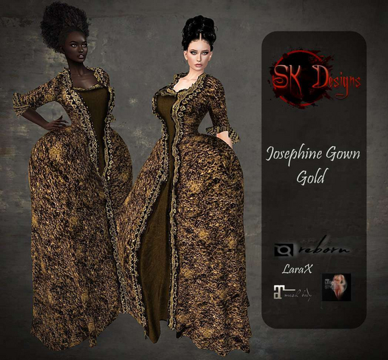 .::SKD::. Josephine Gown v2 Gold [ADD ME]