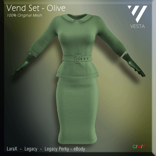 VESTA - Vend Set - Olive