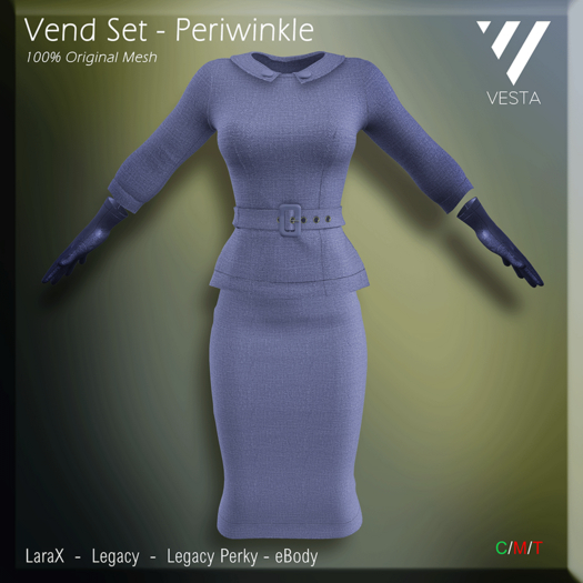 VESTA - Vend Set - Periwinkle