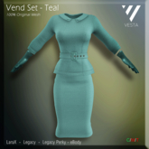 VESTA - Vend Set - Teal