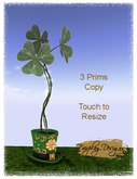 ~R~Giant Clover with Mini Lights  ~Copy