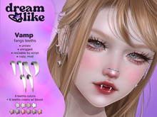 vamp fangs teeths - dreamlike*