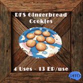 DFS Gingerbread Cookies   x10  (BULK) (TOTAL 520 EP )
