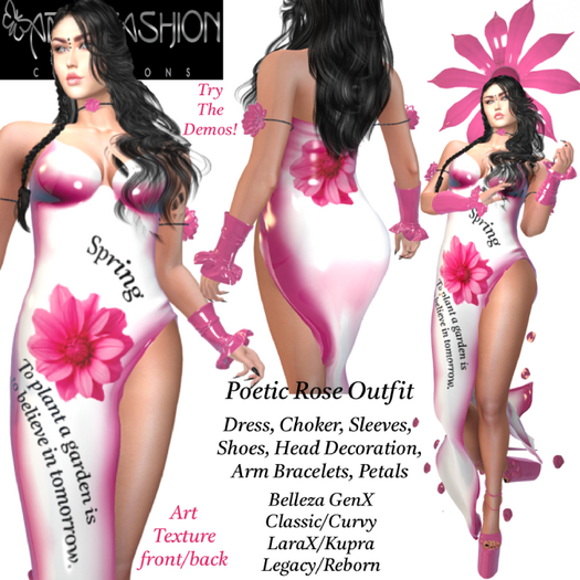 ART & FASHION - POETIC ROSE OUTFIT
