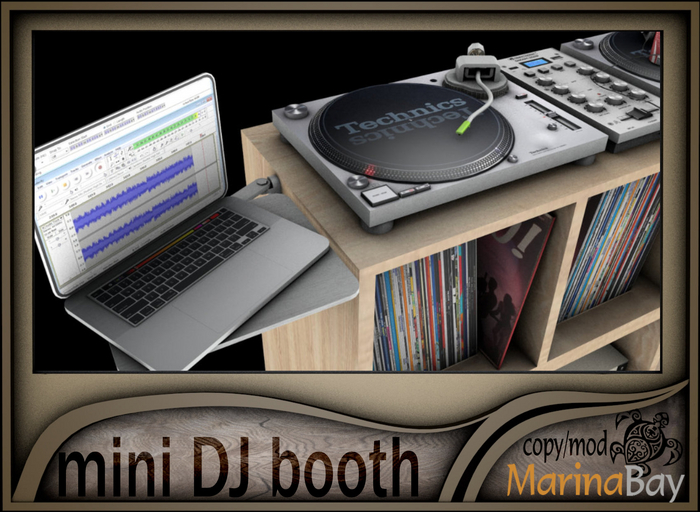 -mini DJ booth-