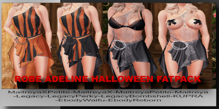 ** DC ** ROBE ADELINE HALLOWEEN V.1.2.3_FATPACK"UNPACKER"