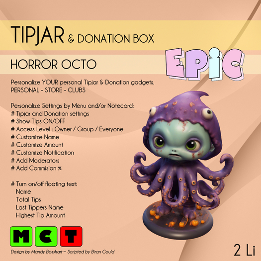 [EPIC TipJar] Horror Octo (ADD ME)