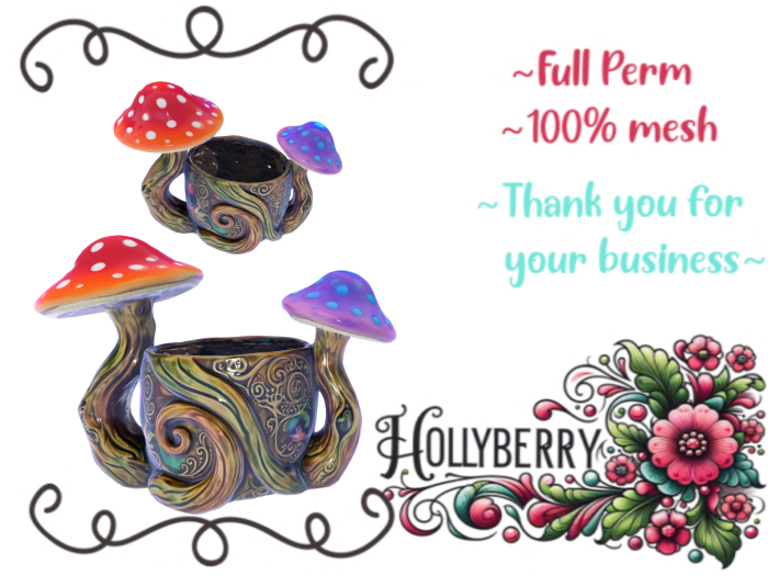 HB: Mushroom Planter FuLL PERM