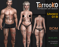 [TattooKO] Tattoo Unisex 01B