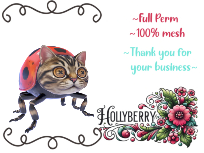 HB: Ladybug Cat Hybrid FuLL PERM