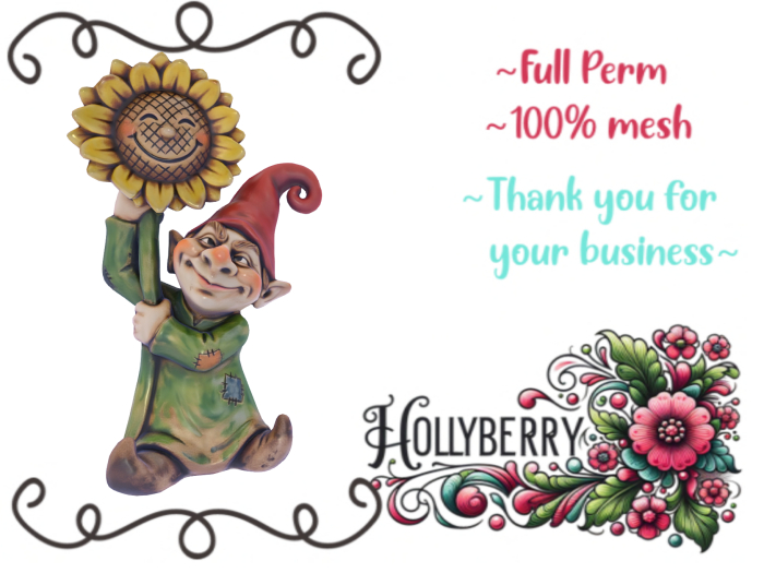 HB: Sunflower Gnome FuLL PERM