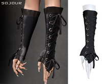 SOJOUR - Feyre gloves - black
