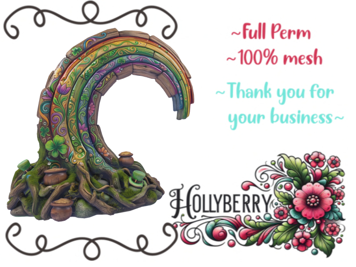 HB: St Patrick's Day Rainbow Arch FuLL PERM