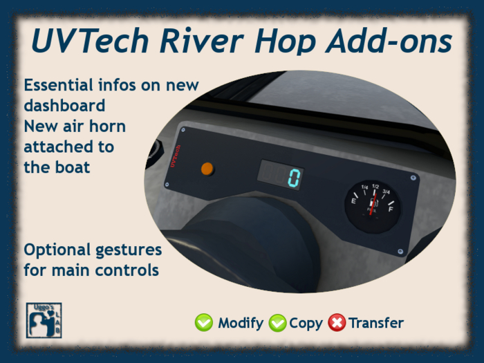 UVTech River Hop Add-ons