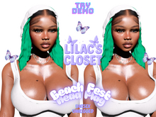 (LC) Beach Fest Head Flag Nigeria