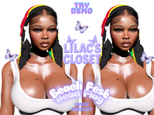 (LC) Beach Fest Head Flag St. Kitts & Nevis