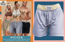 Never Sleep // Wilder Boxers // Blue Gingham