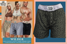 Never Sleep // Wilder Boxers // Grunge Leopard