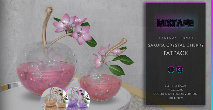 MIXTAPE Decor - sakura crystal cherry - FP 