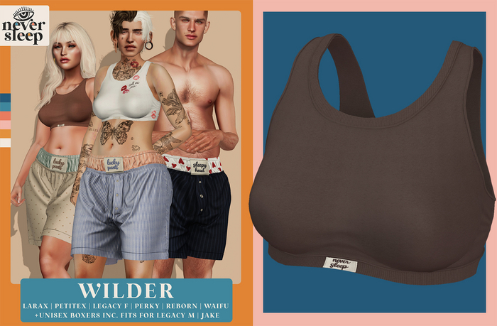 Never Sleep // Wilder Bra // Coco