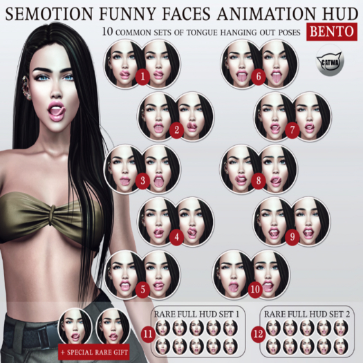 [Box] SEmotion Funny Faces HUD Set 08