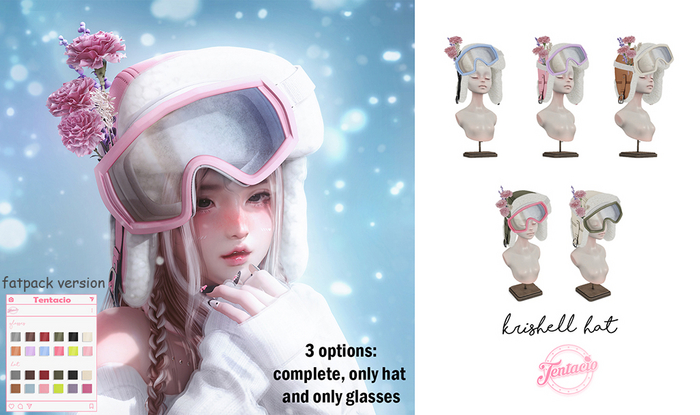 *Tentacio* Krishell hat and glasses fatpack