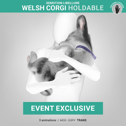 SEmotion Libellune Welsh Corgi Holdable EXCLUSIVE