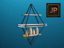 12 Why Not Netherton Diamond Wall Shelves B