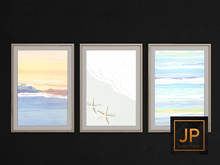 8 Why Not Netherton Coastal Wall Art Set B