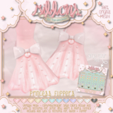 {Ribbons} Princess Flippers - Pink {Box}