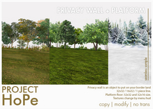 HoPe Privacy Wall Pack + Platform