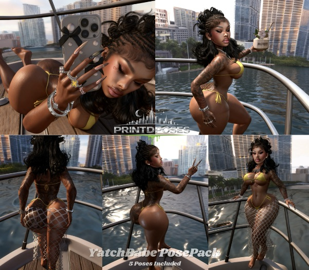 (Print'dPoses) YatchBabe PosePack