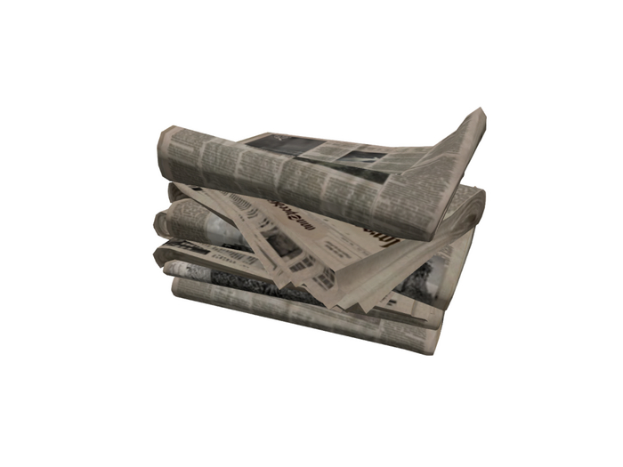 newspaper stack