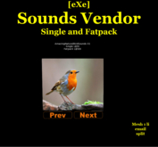[eXe] Sounds Vendor  (Single + Fatpack) Sound Song play