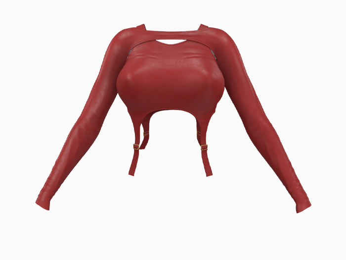 -LD- Dora top RED