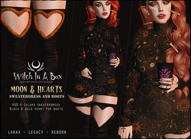[Witch In A Box] Moon & Hearts Outfit