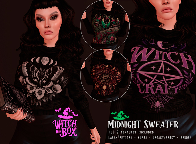 [Witch In A Box] Midnight Sweater