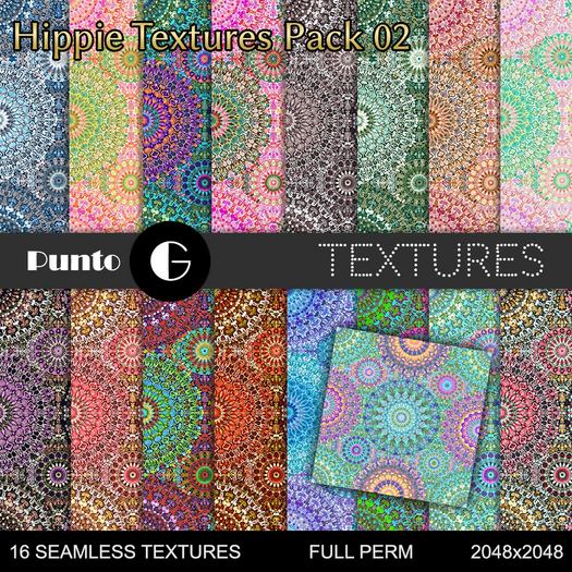 Full Perm Textures - Hippie Pack 02