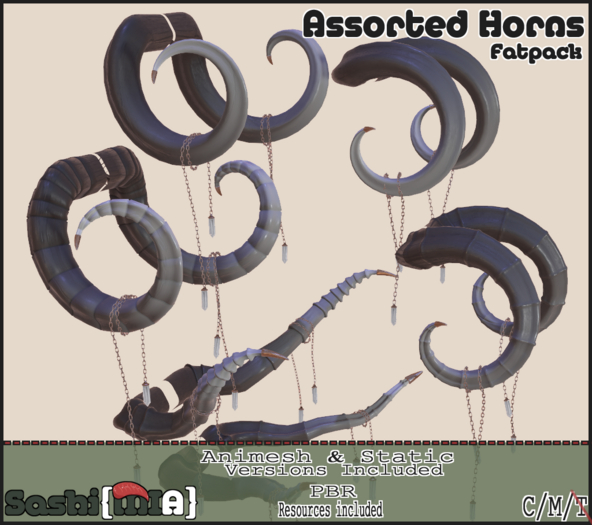 Sashi{MIA} Assorted Horns Fatpack (UNPACK)